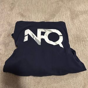 navy blue NFQ hoodie